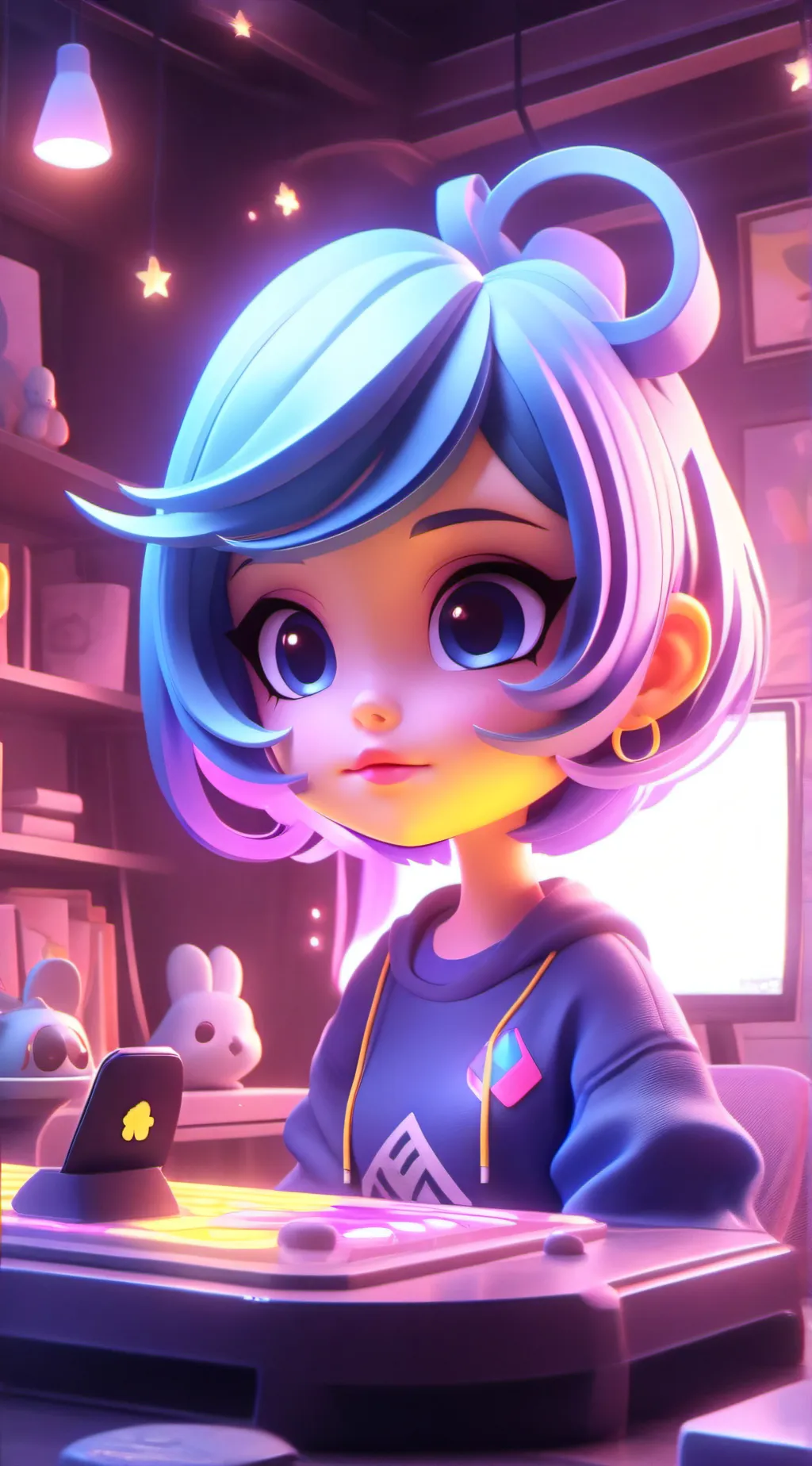 ai character: Joy background