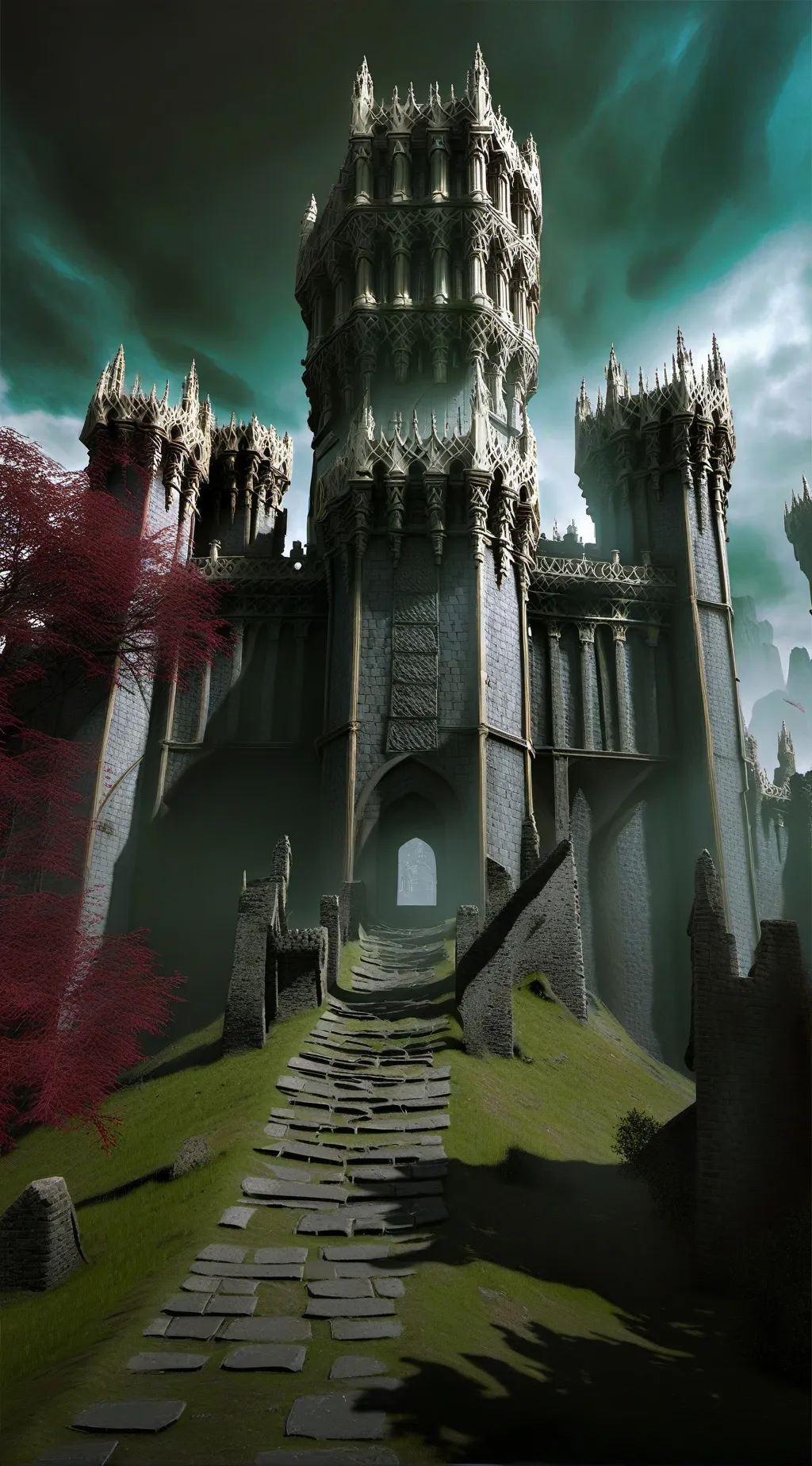 ai character: infinity castle  background