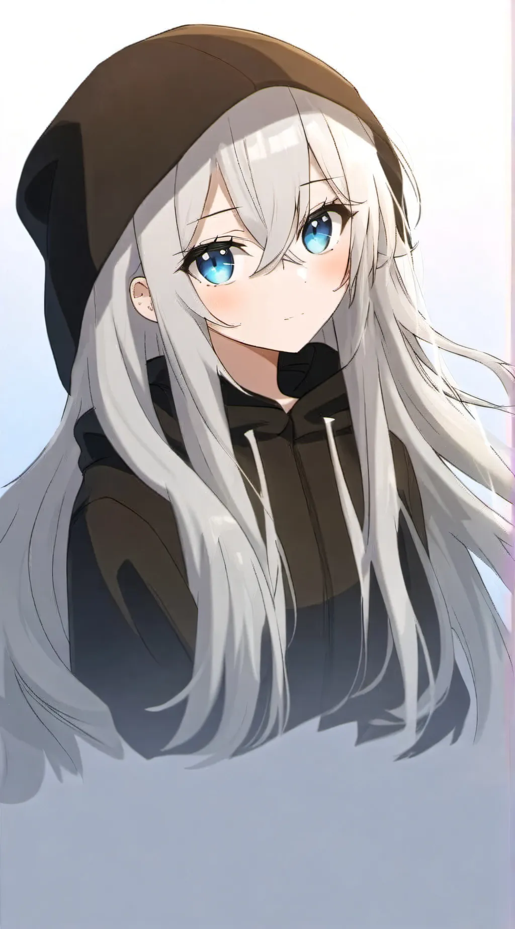 ai character: Blue  background