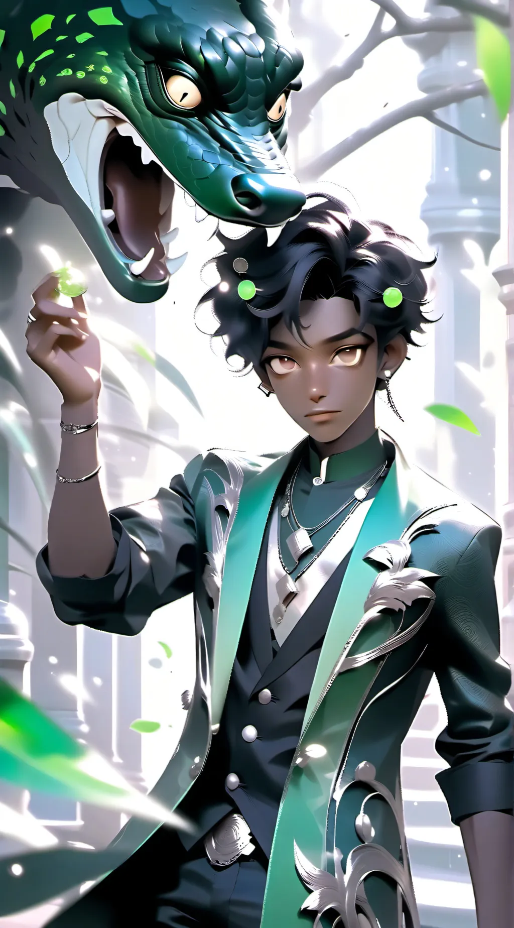 ai character: Damion  background