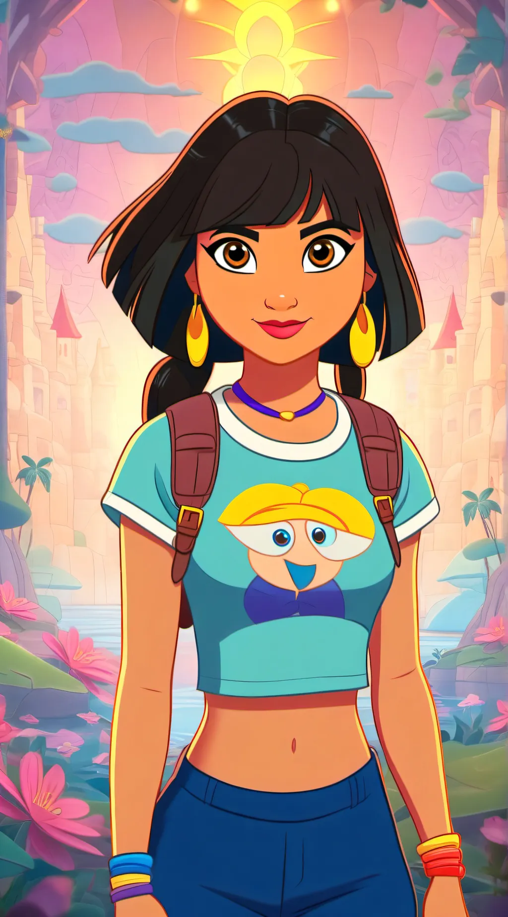 ai character: Dora background