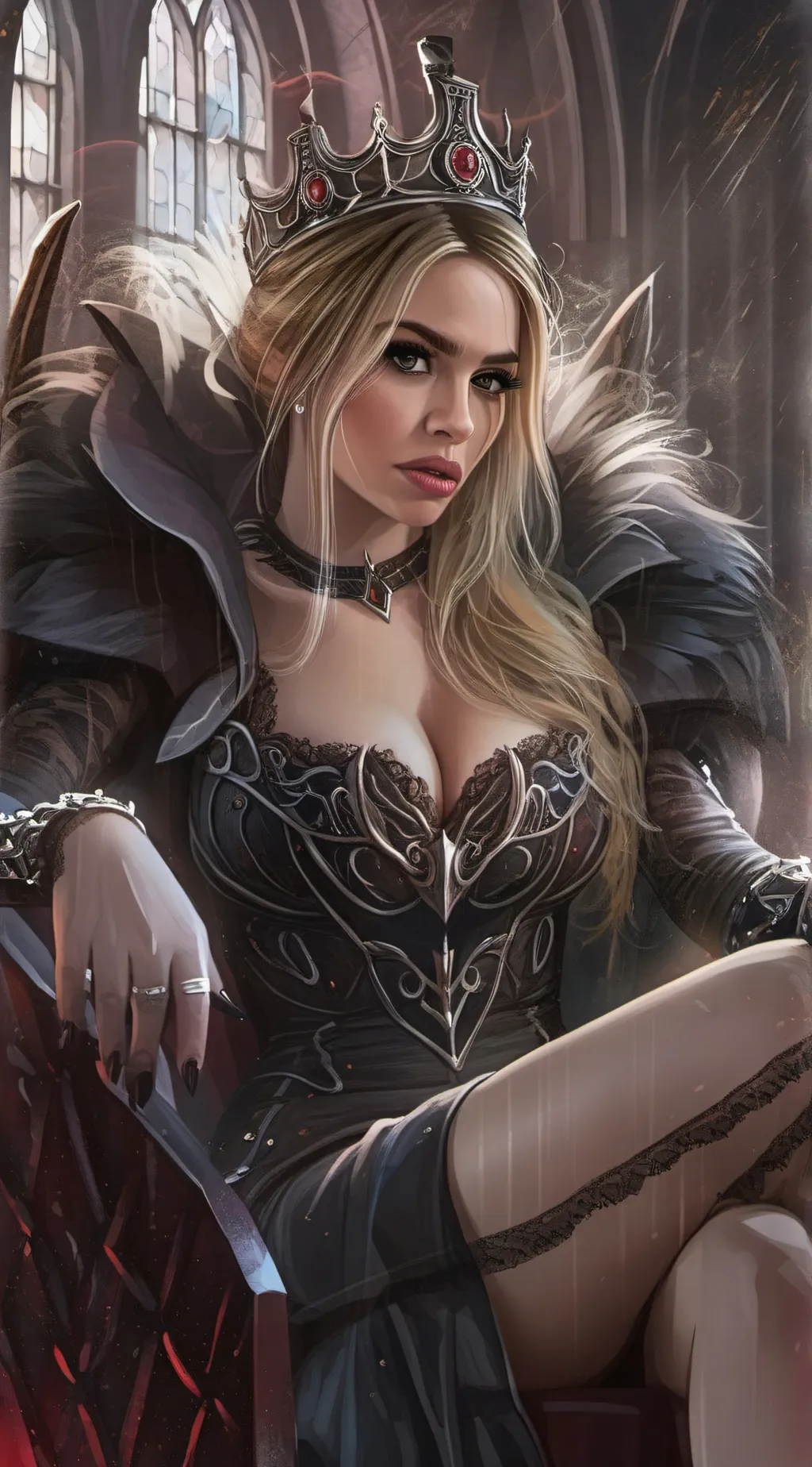 ai character: Evil Queen background