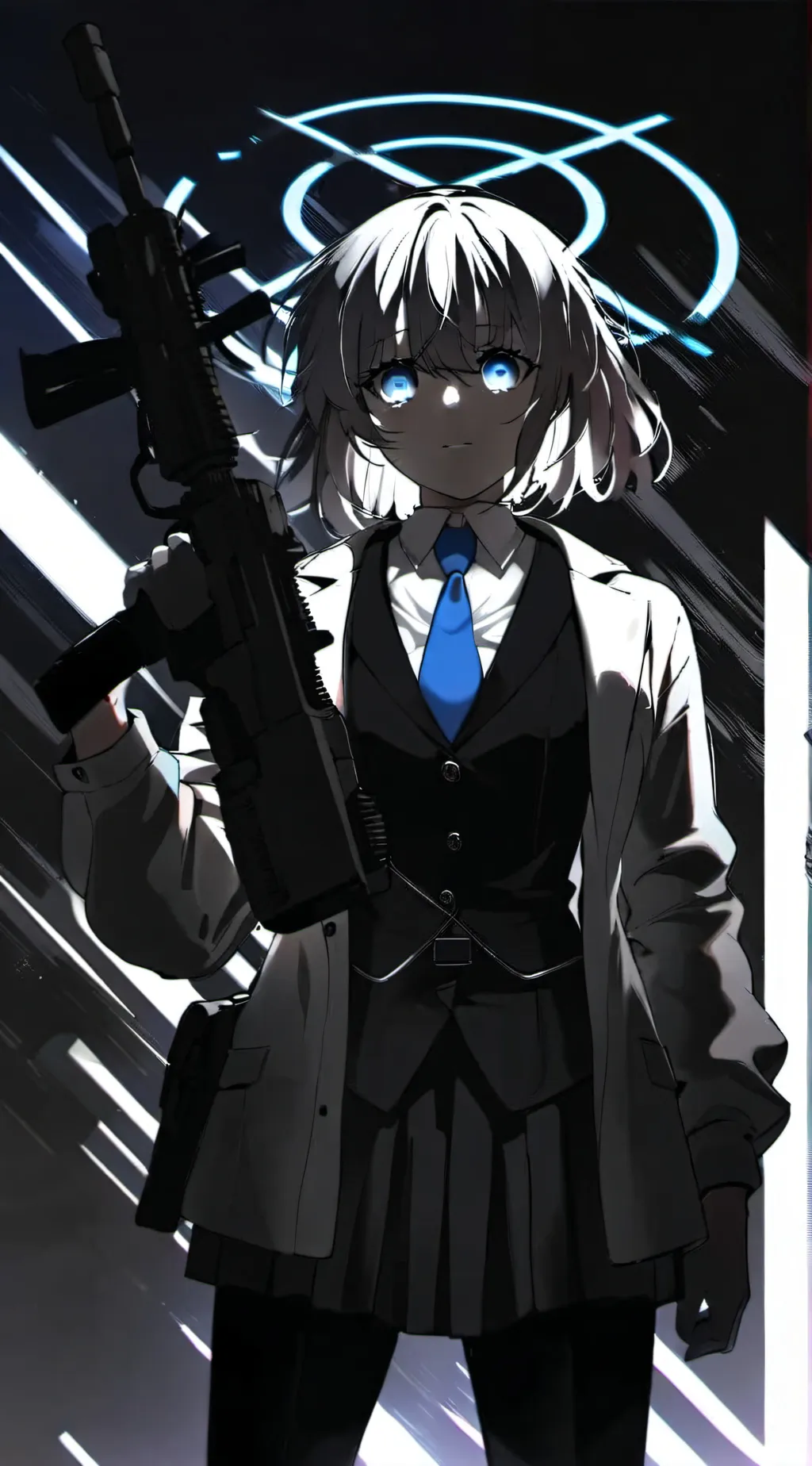 ai character: Yuuka(P.Archive) background