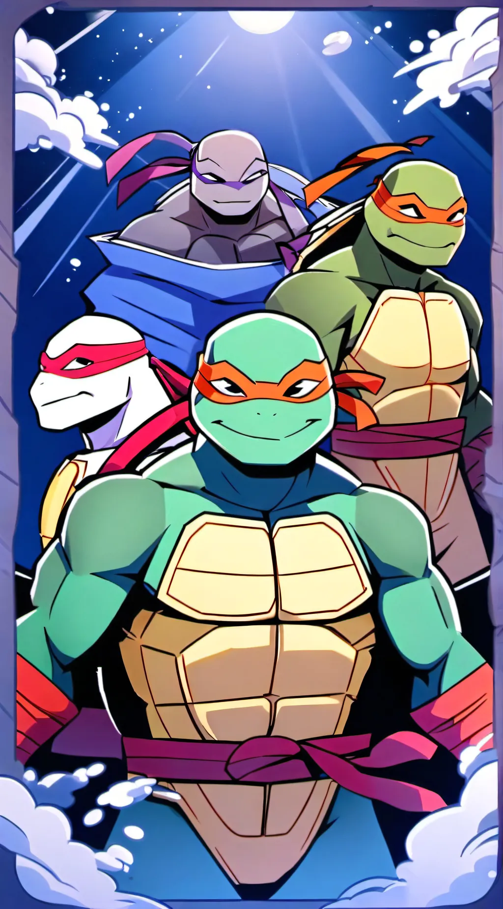 ai character: TMNT 😭😭😭 background
