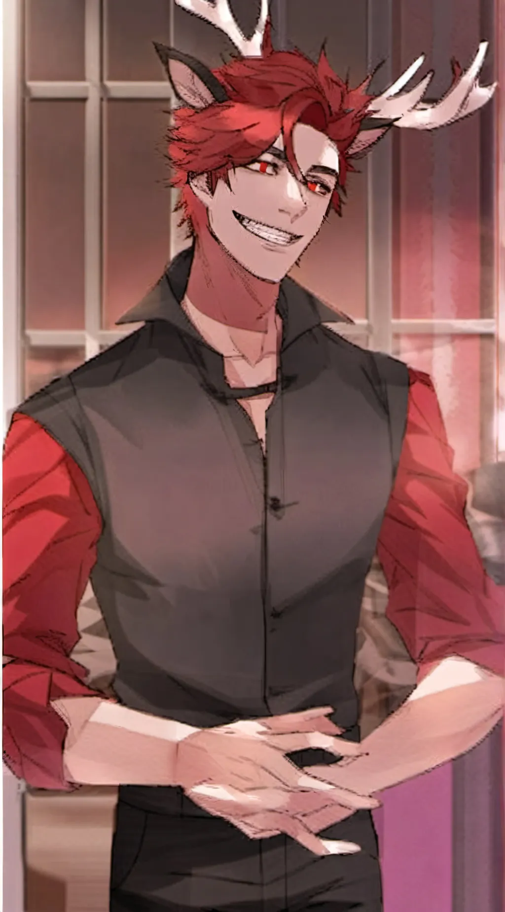 ai character: Alastor  background