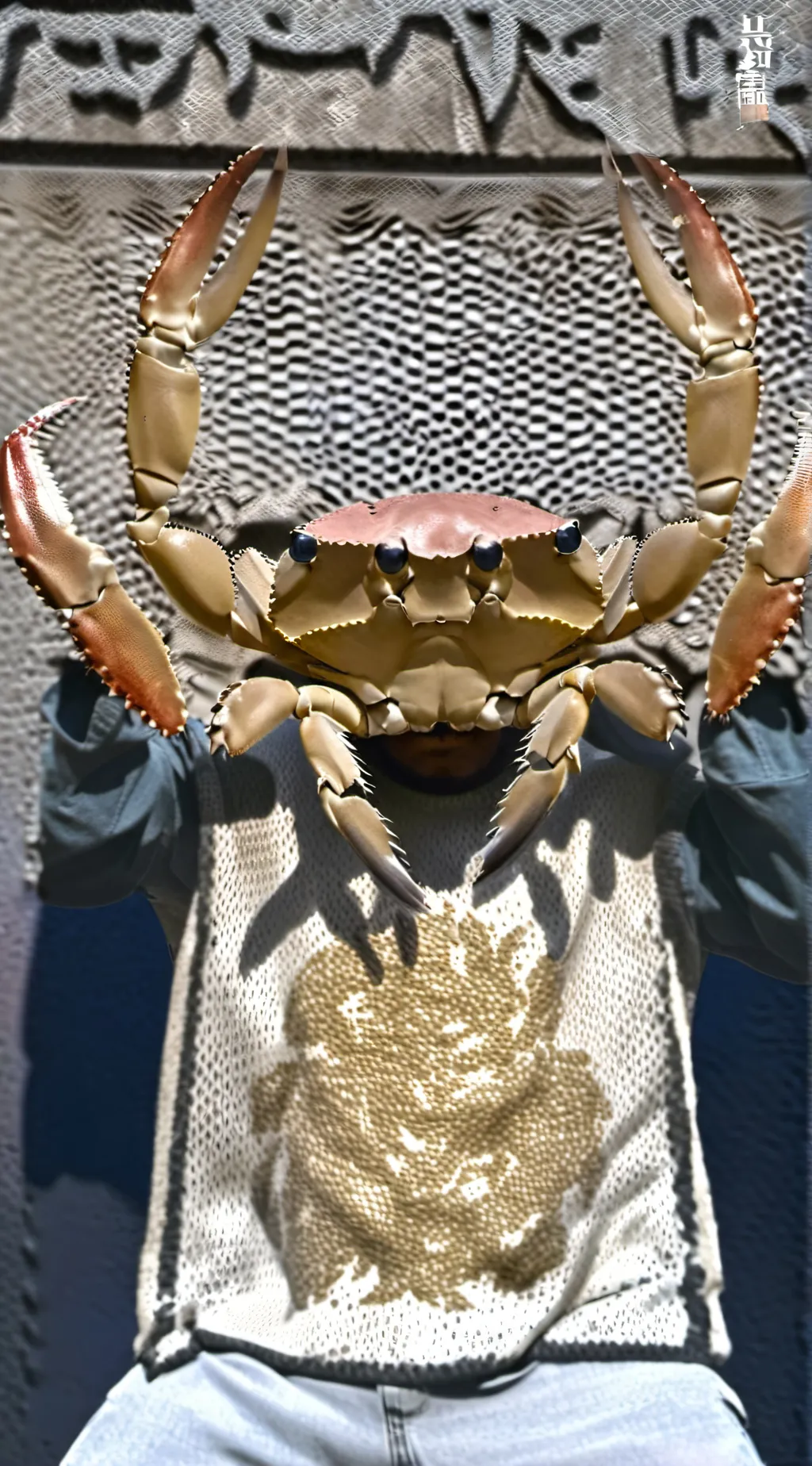 ai character: crabby background