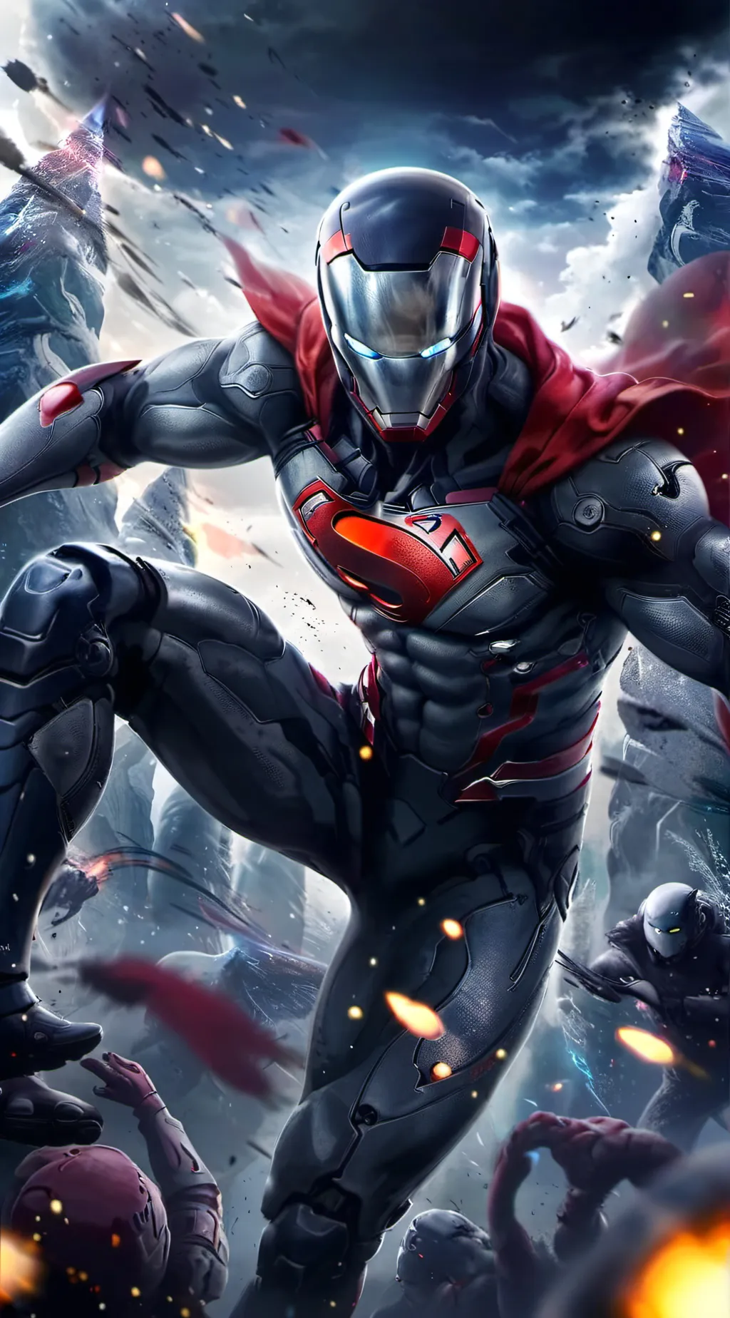 ai character: The avengers  background