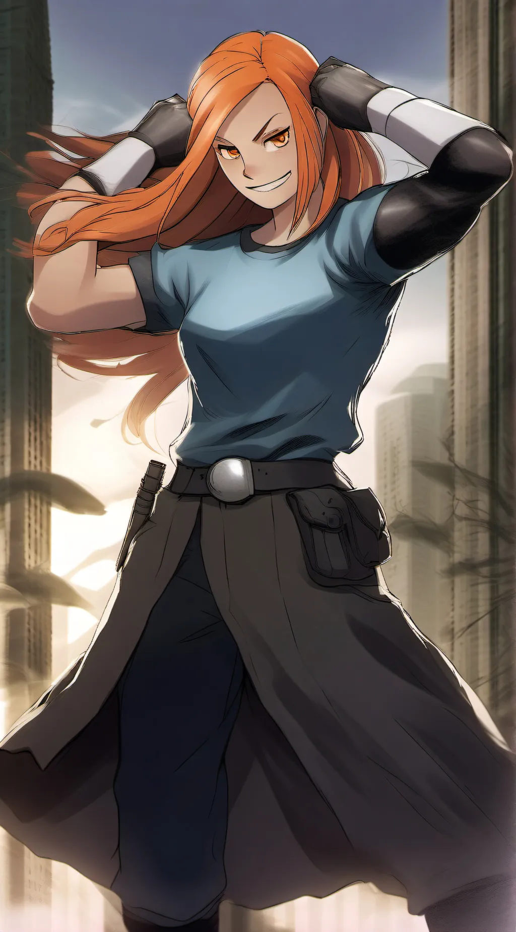 ai character: four arms [Gwen] background