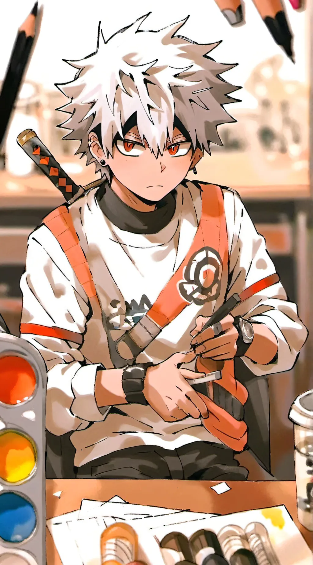 ai character: Baku background