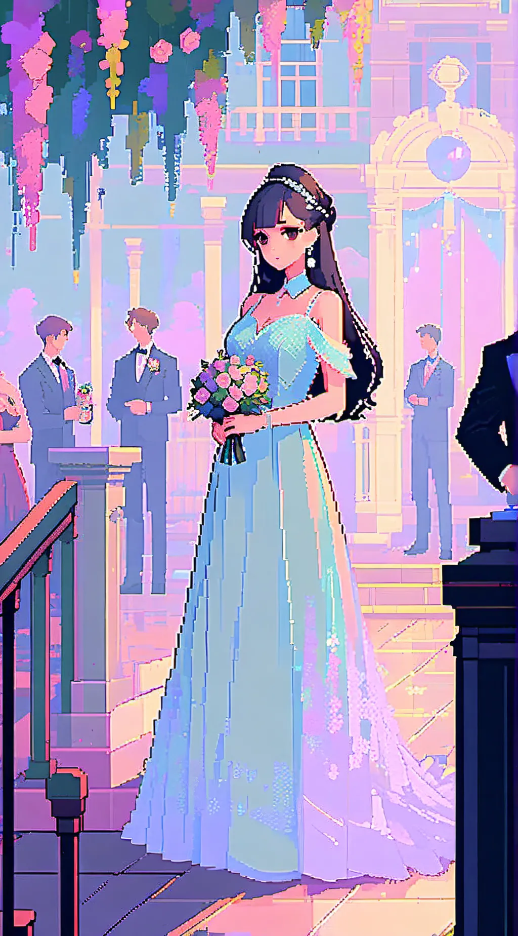 ai character: Fpe prom night  background