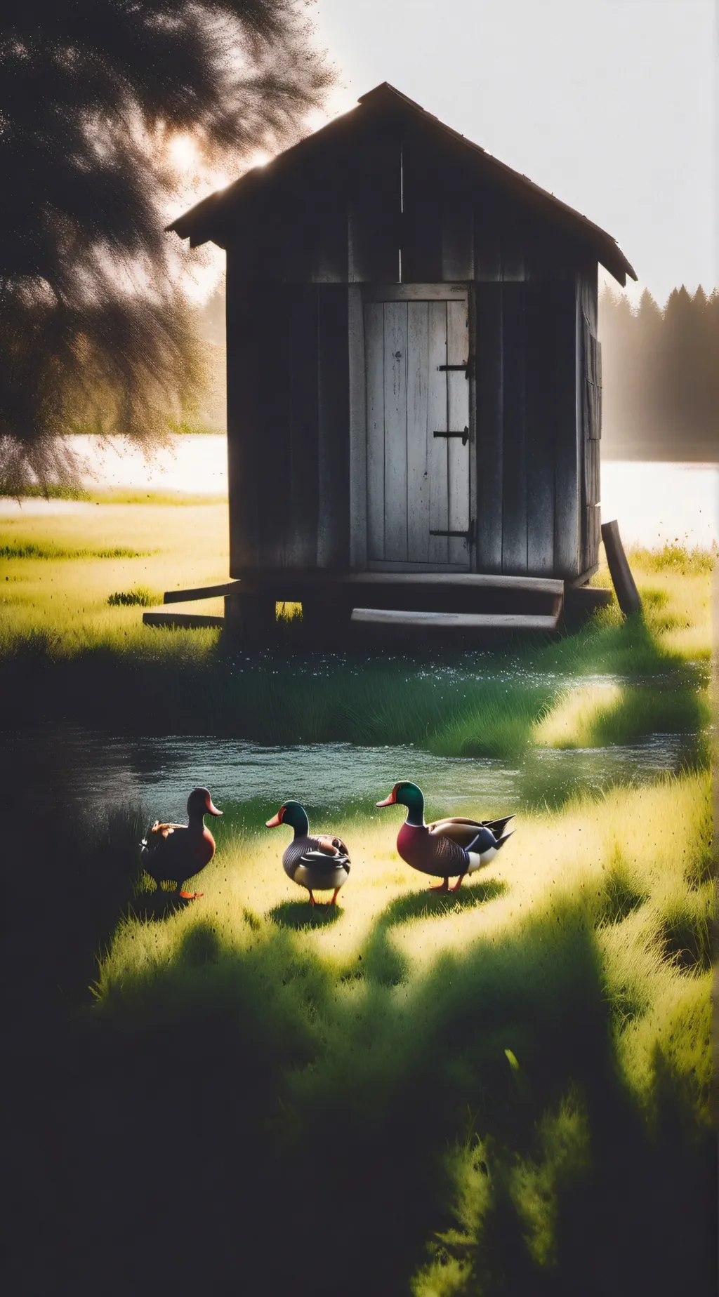 ai character: Duck background