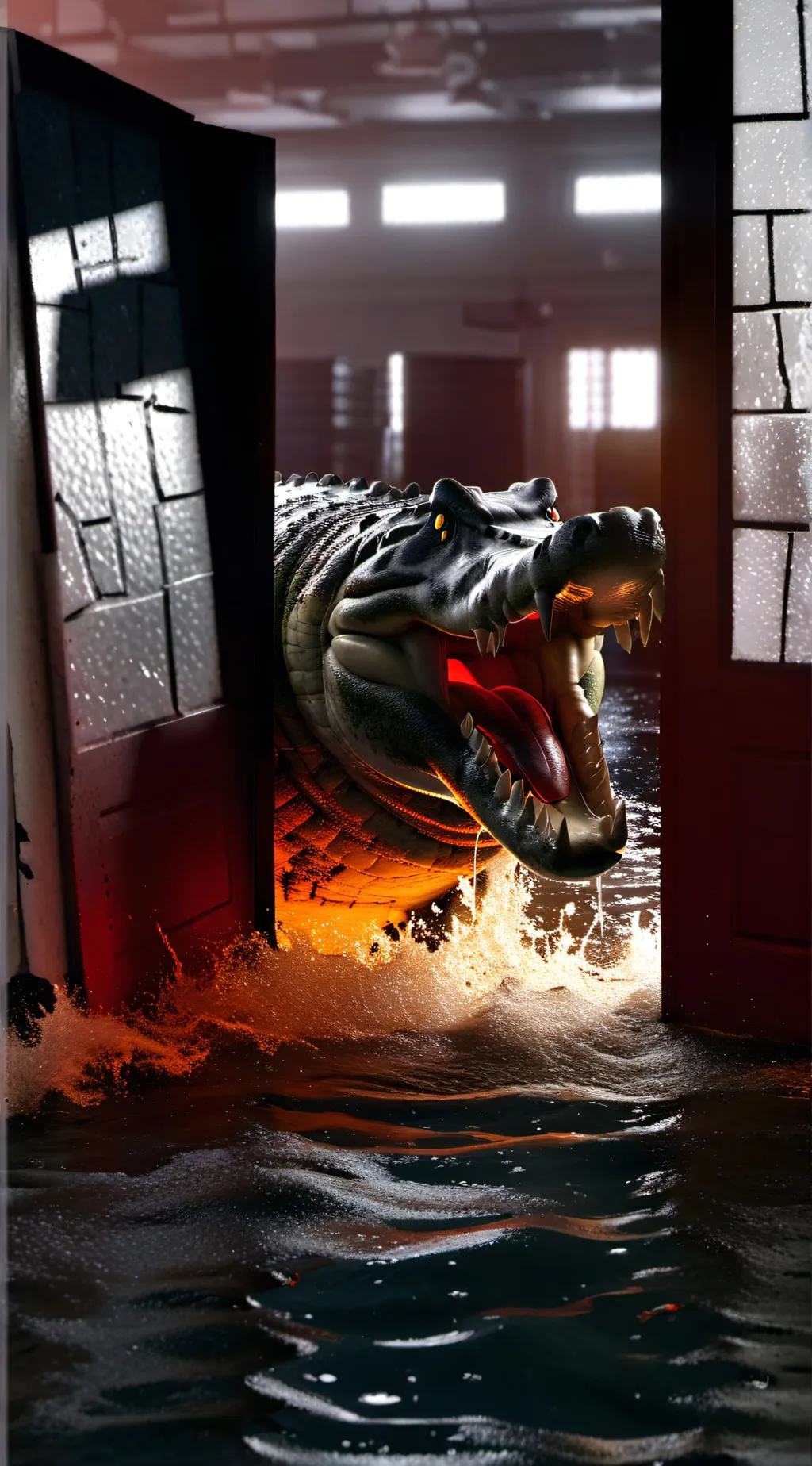 ai character: the flood background