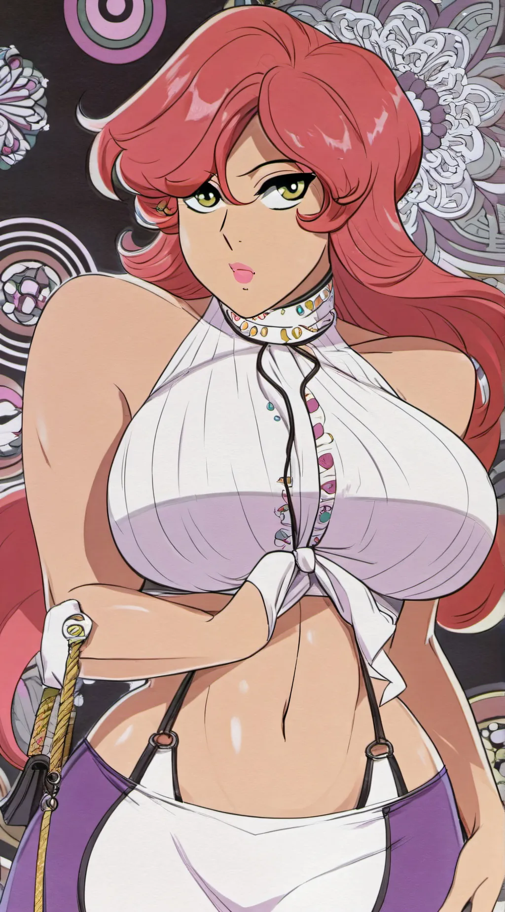 ai character: fat fredina  background