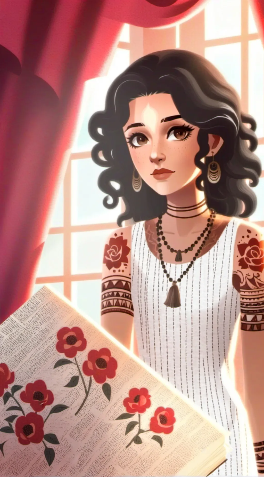 ai character: chachi  background