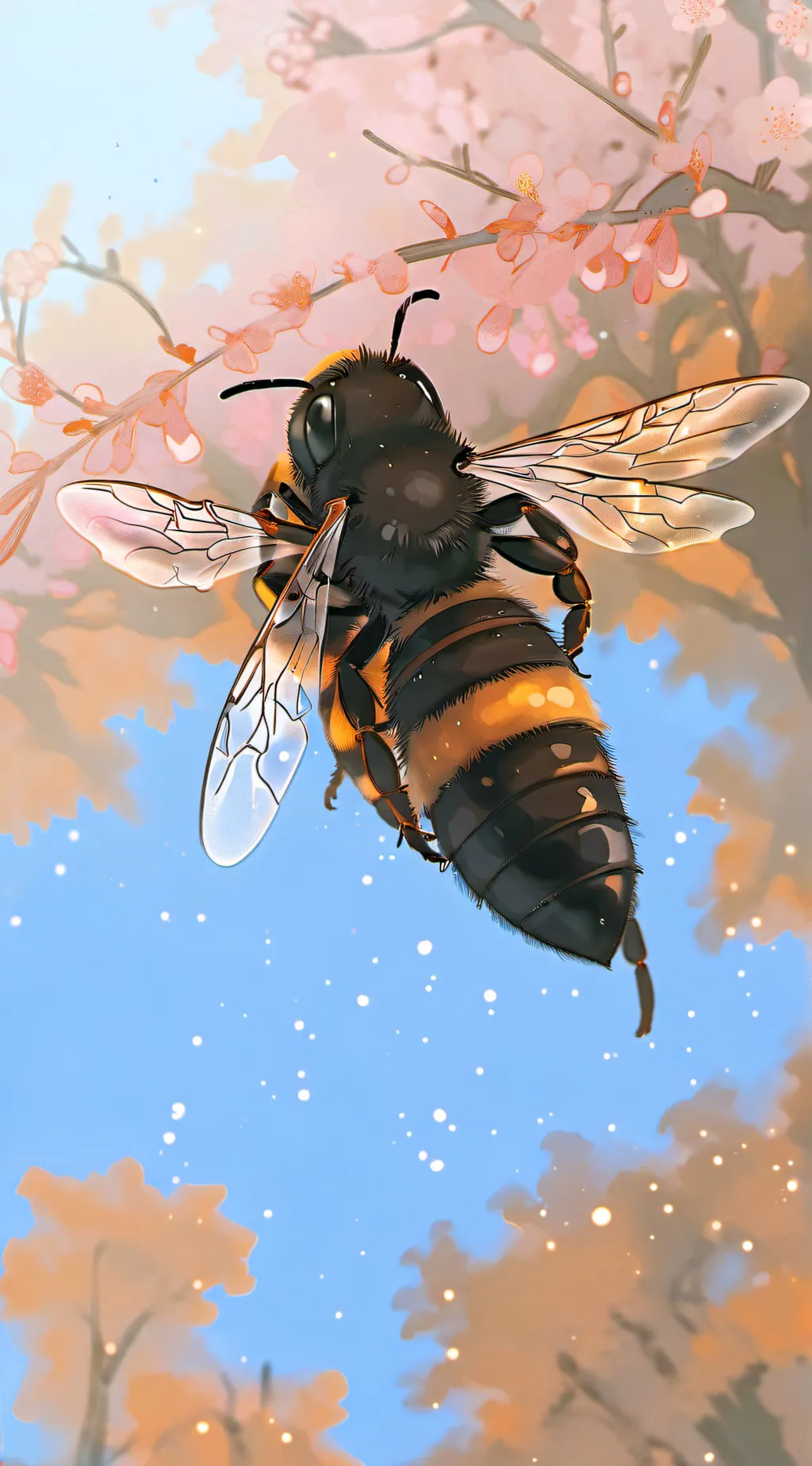 ai character: Queen bee background
