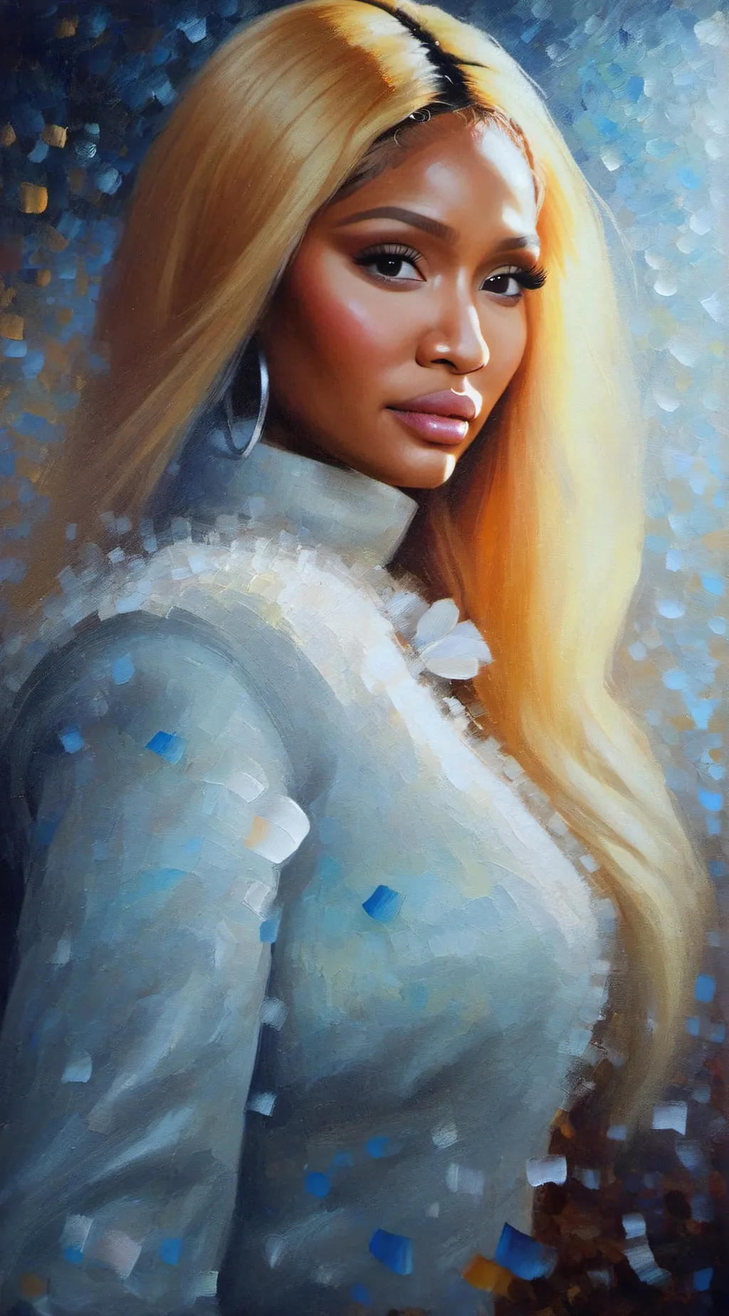 ai character: nicki minaj background