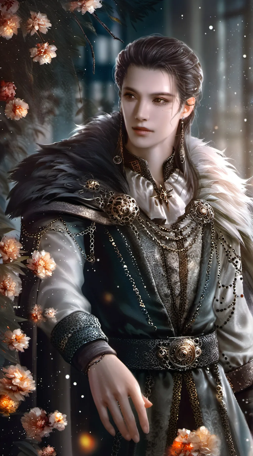 ai character: Nicholas  background