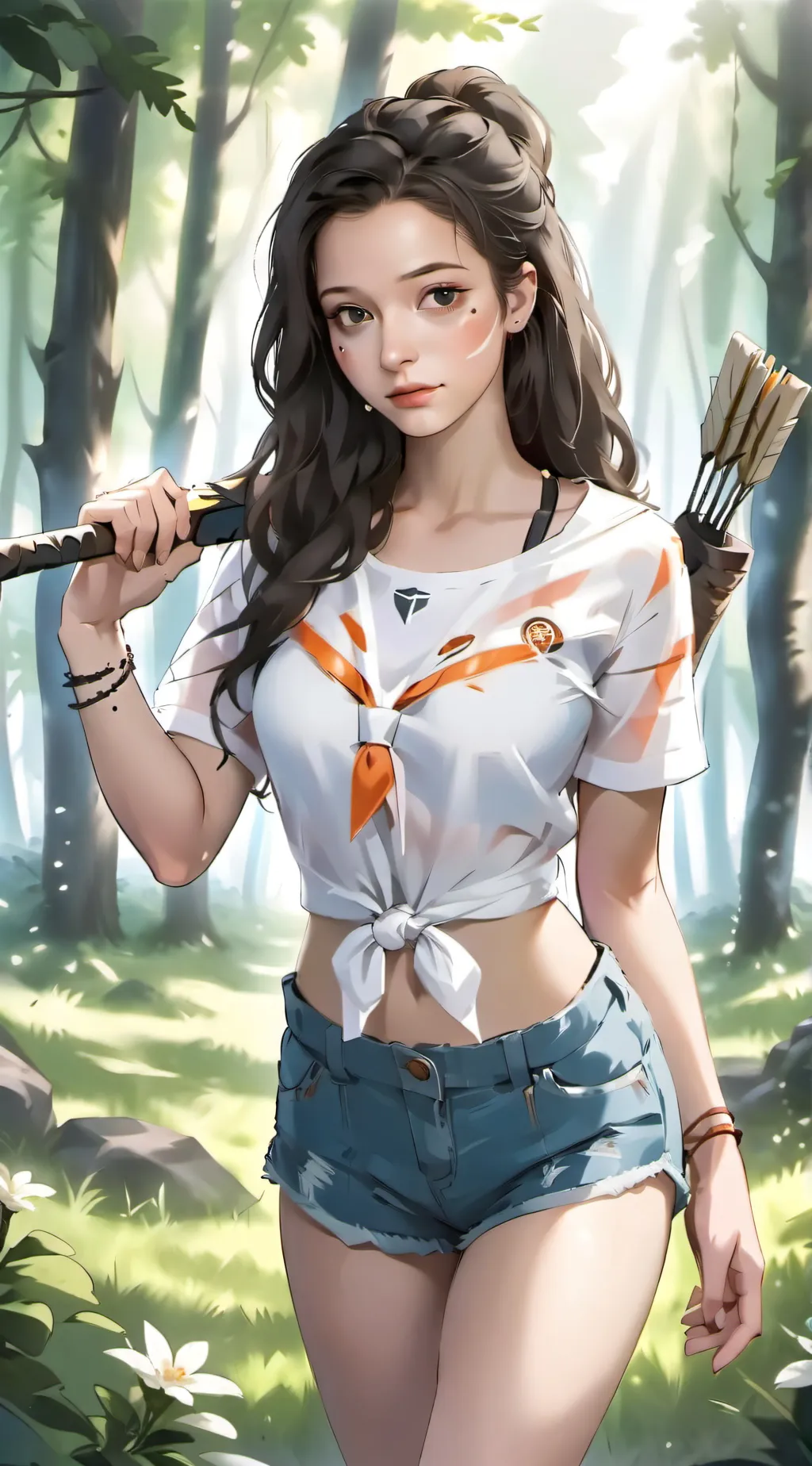 ai character: Brea Sohng  background