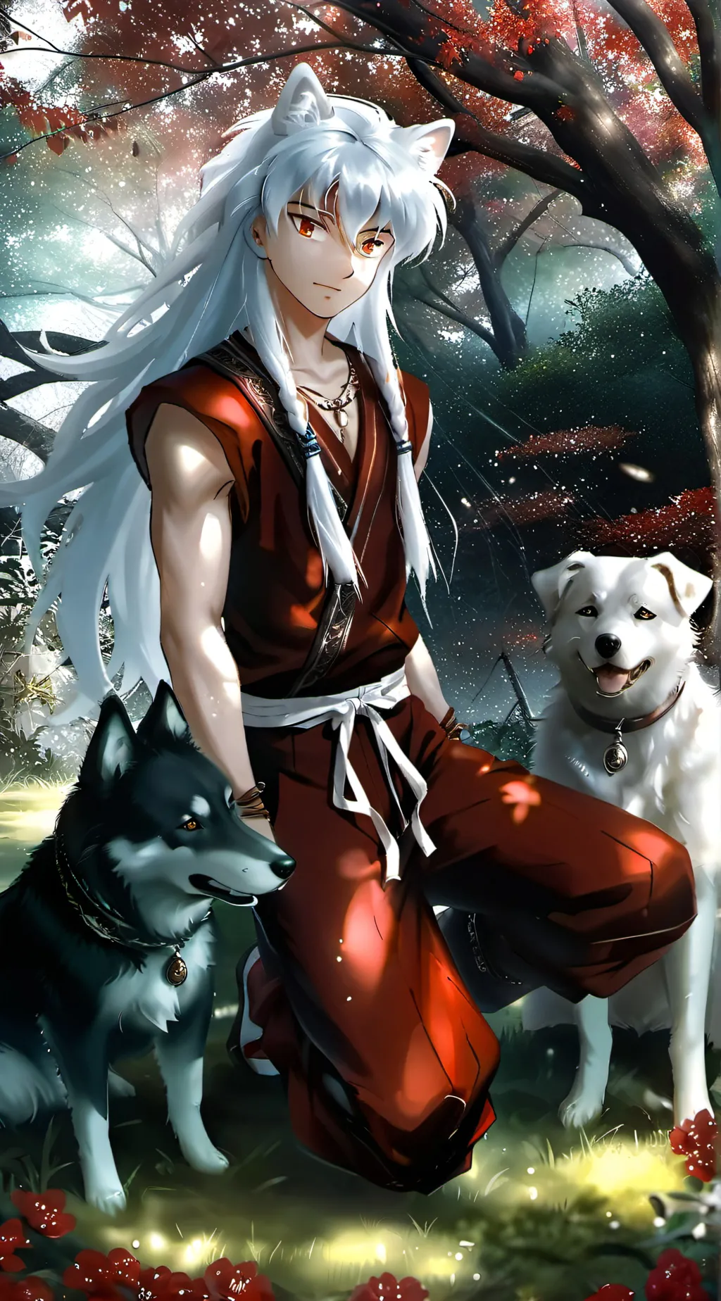 ai character: Inuyasha  background