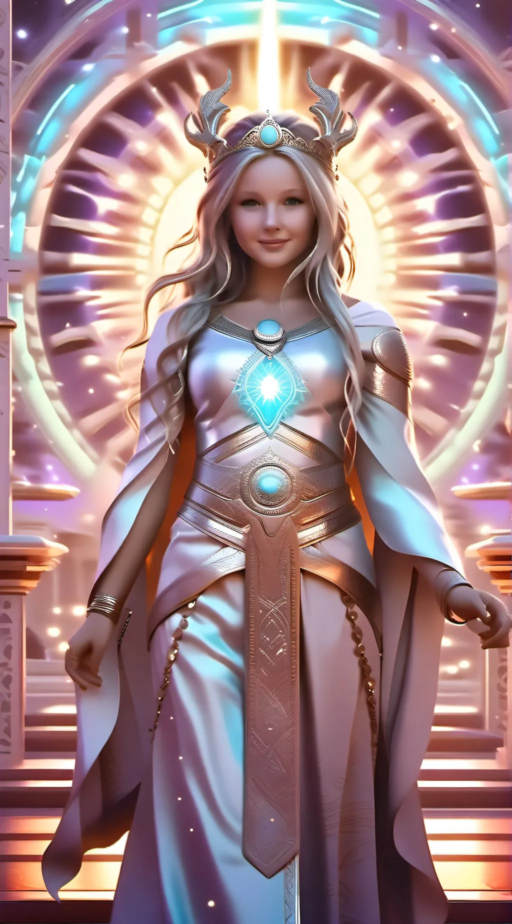 ai character: luna background