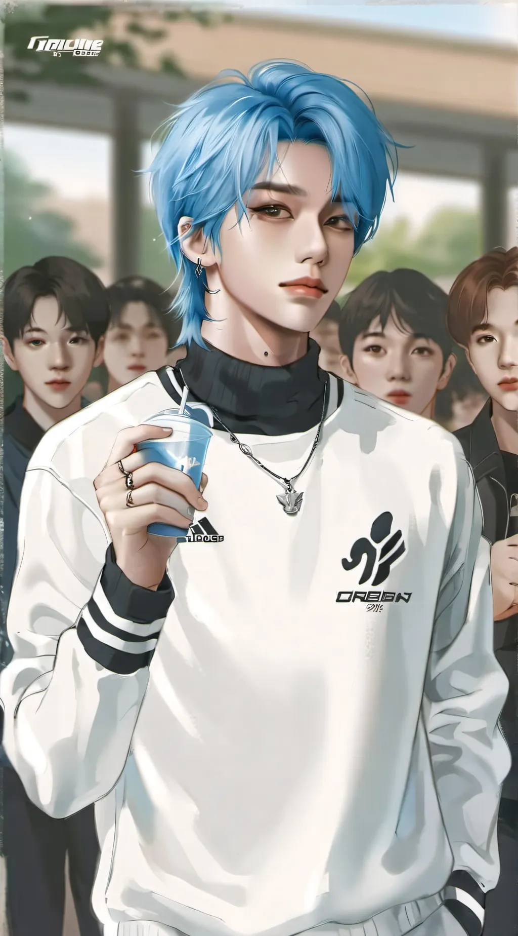 ai character: Stray kids background