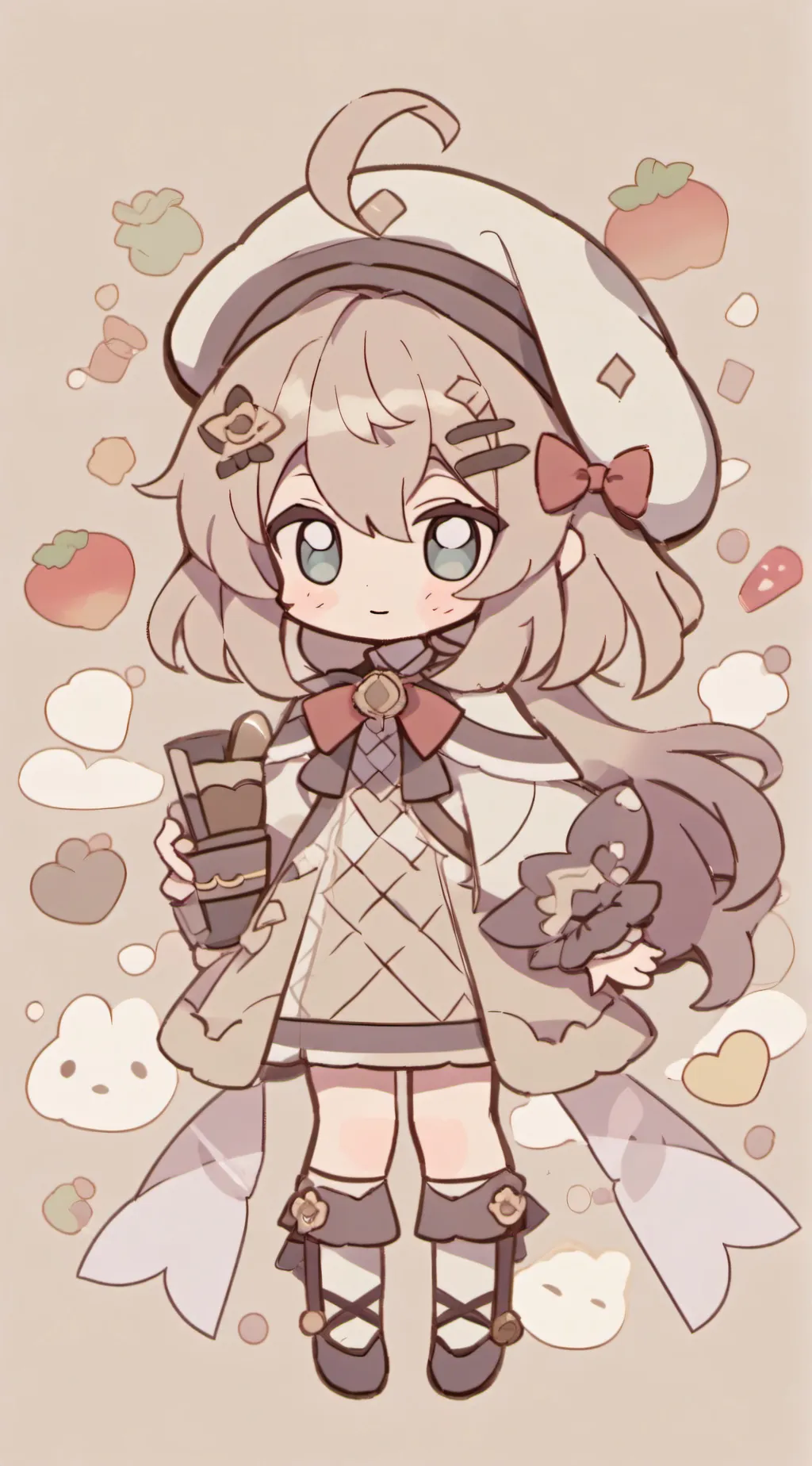 ai character: baery background