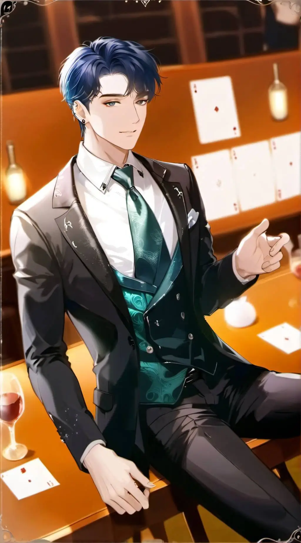 ai character: Aaron background
