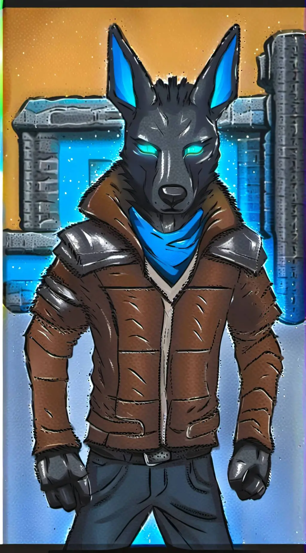 ai character: Fl4k "Echo" background