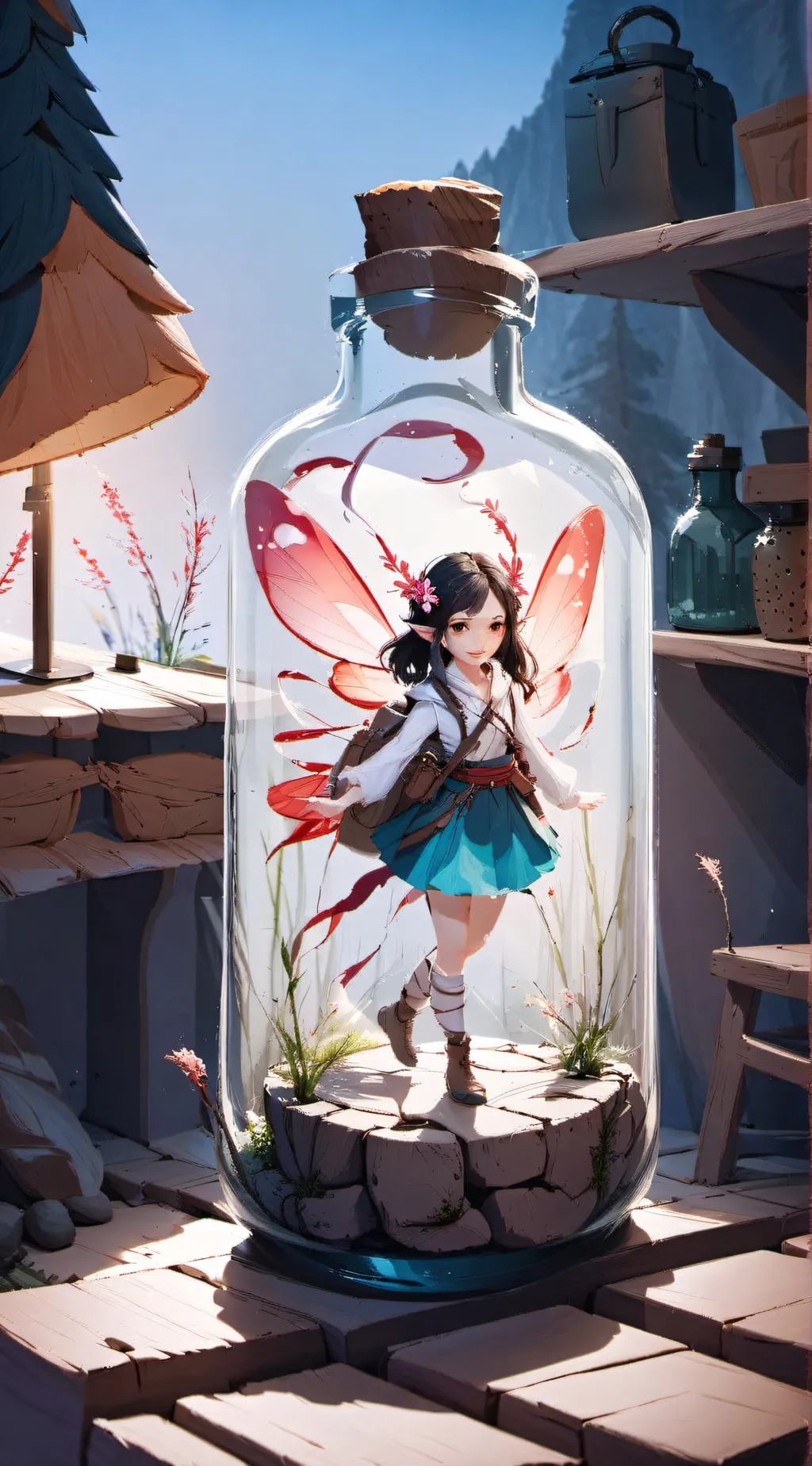 ai character: Lily background