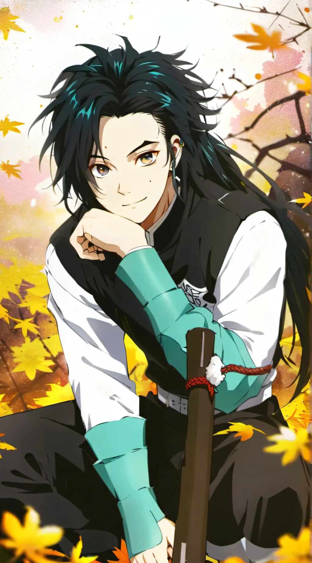 ai character: muichiro tokito background