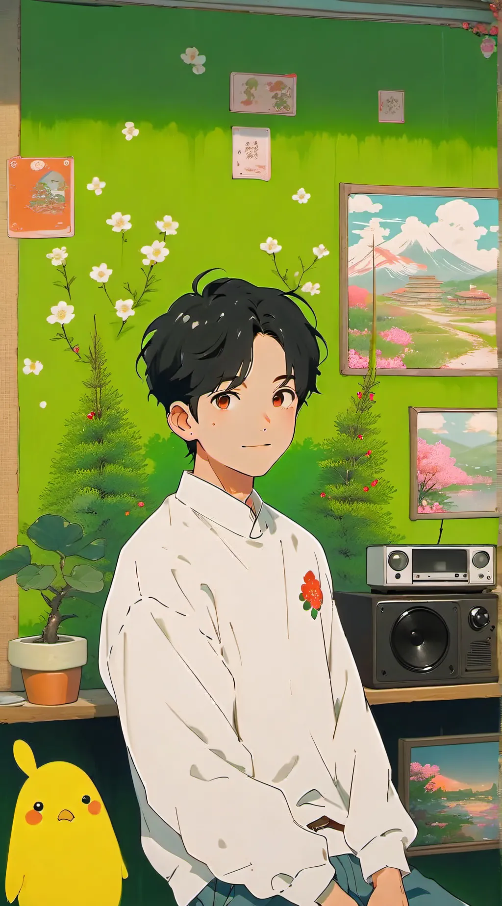 ai character: lucas background