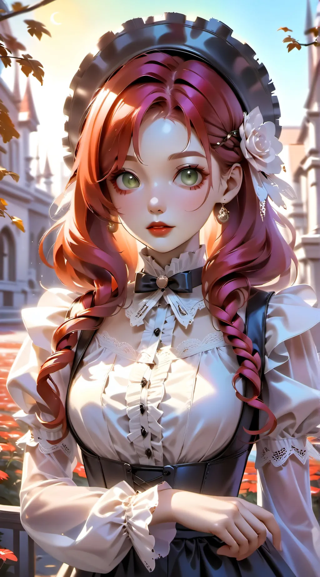 ai character: Rose background