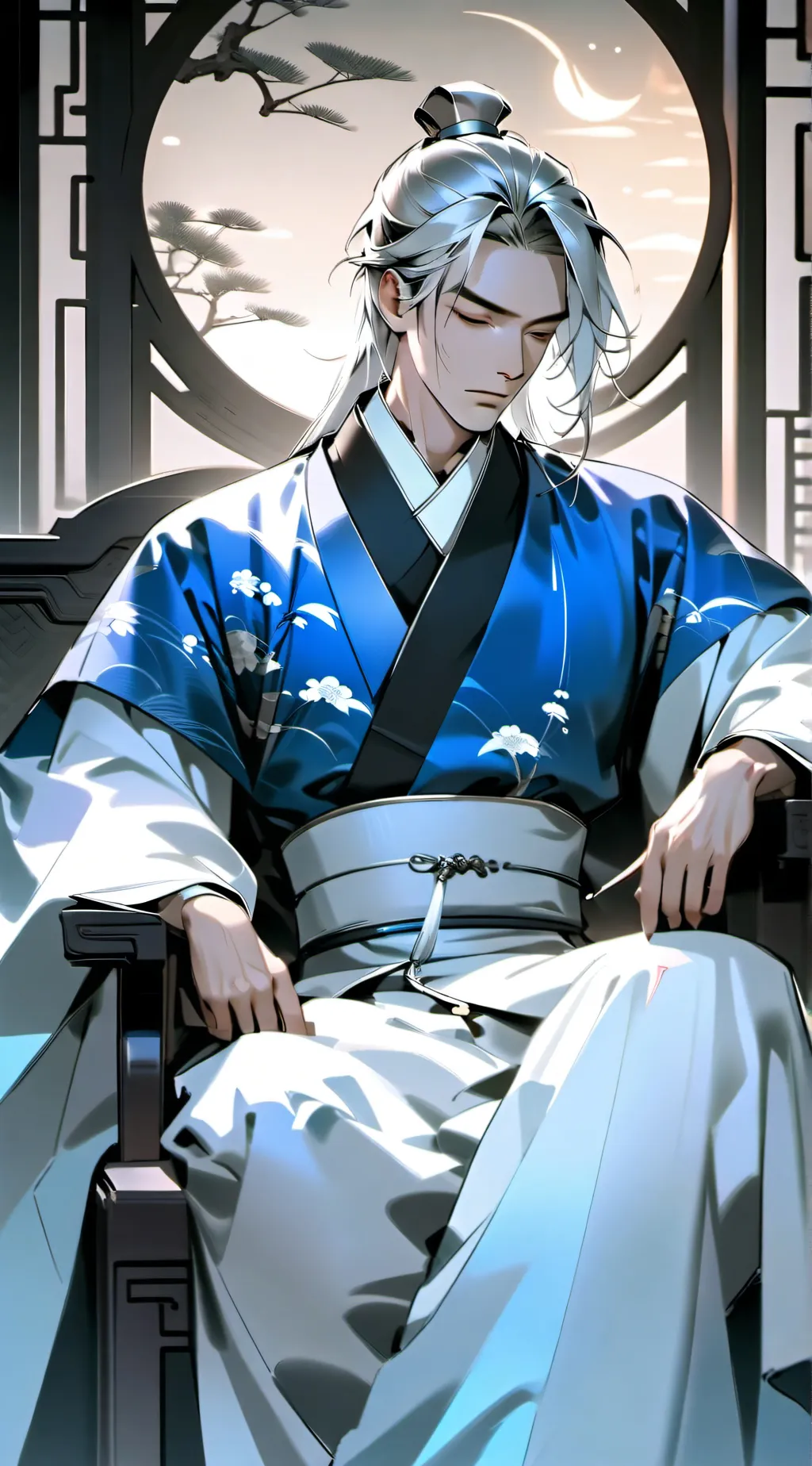 ai character: Gu yan  background