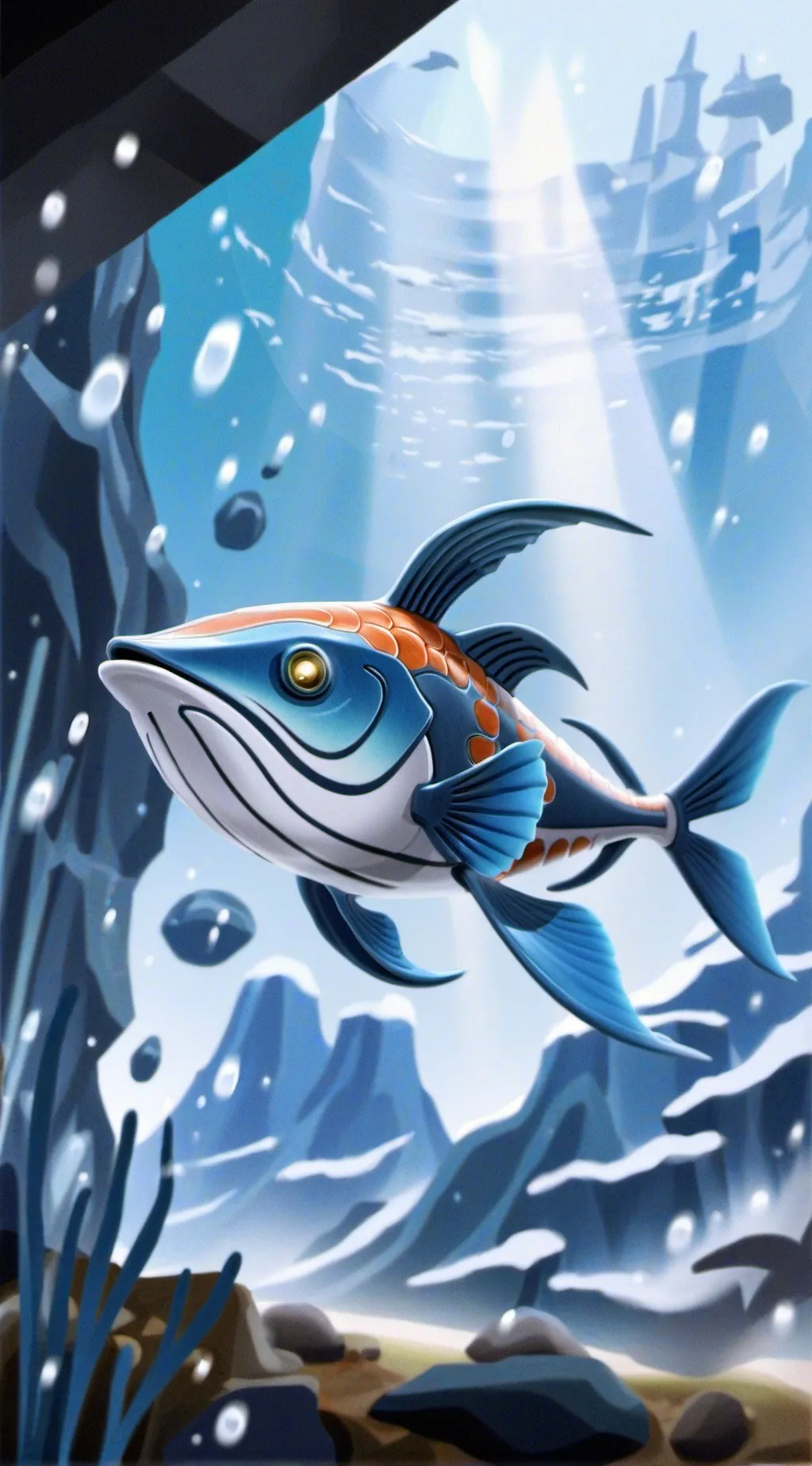 ai character: hoverfish  background