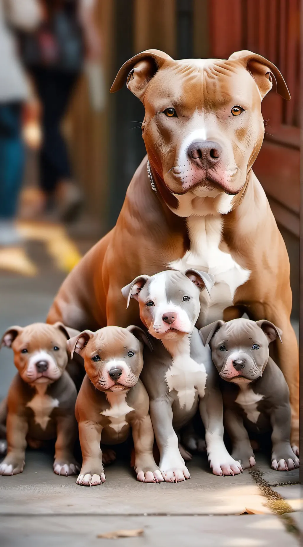 ai character: Pitbulls background