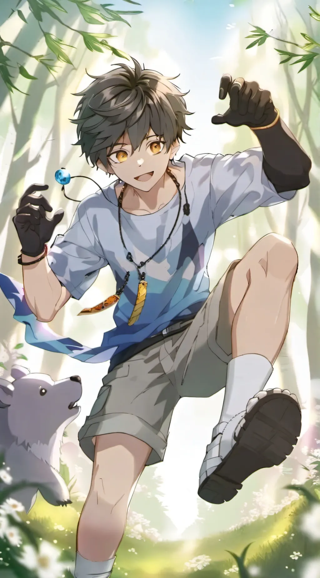 ai character: Lucas background