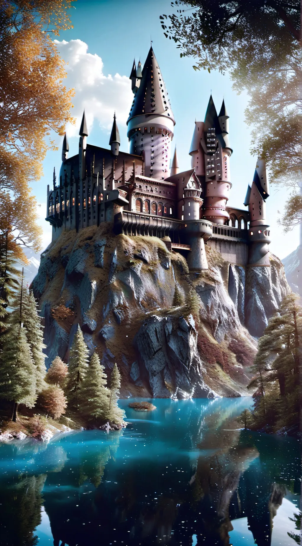 ai character: Hogwarts background