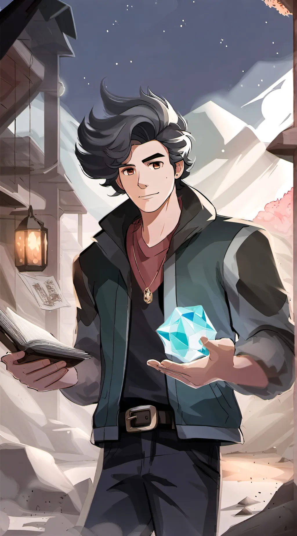 ai character: Adult Steven  background