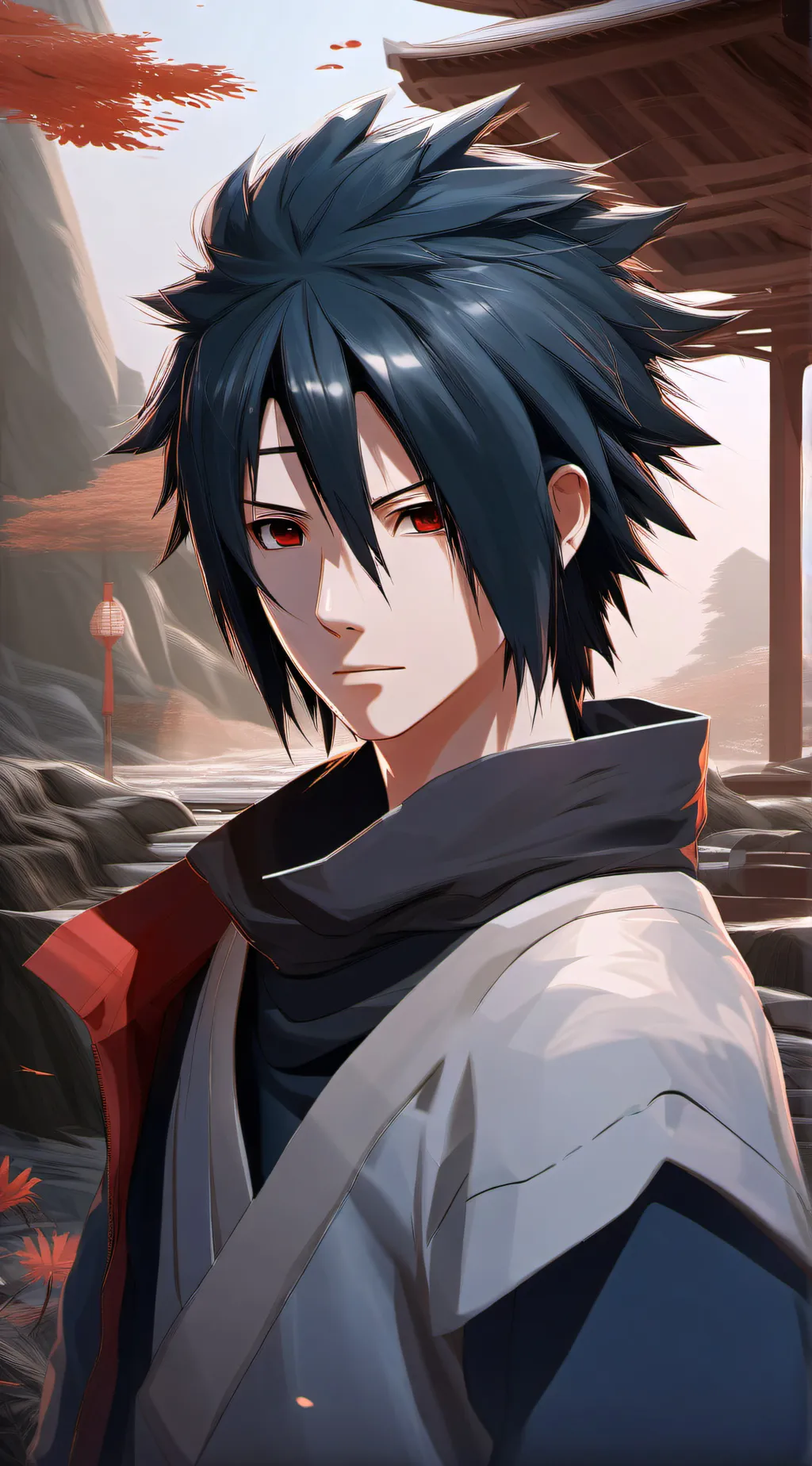 ai character: Sasuke Uchiha  background