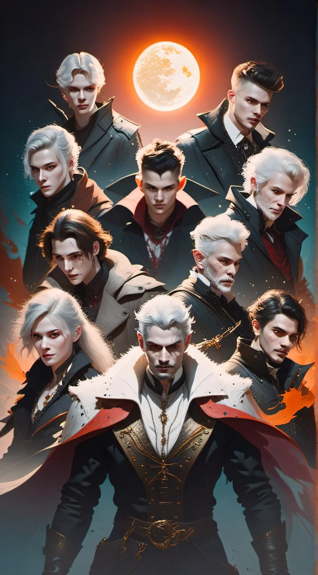 ai character: twilight background