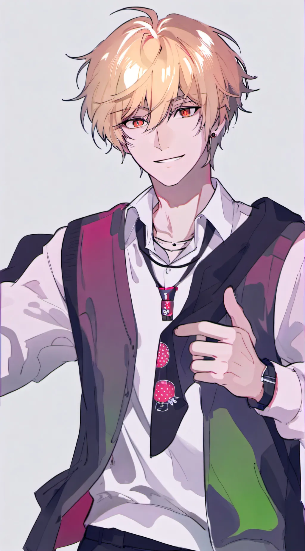 ai character: Mark~❣️ background