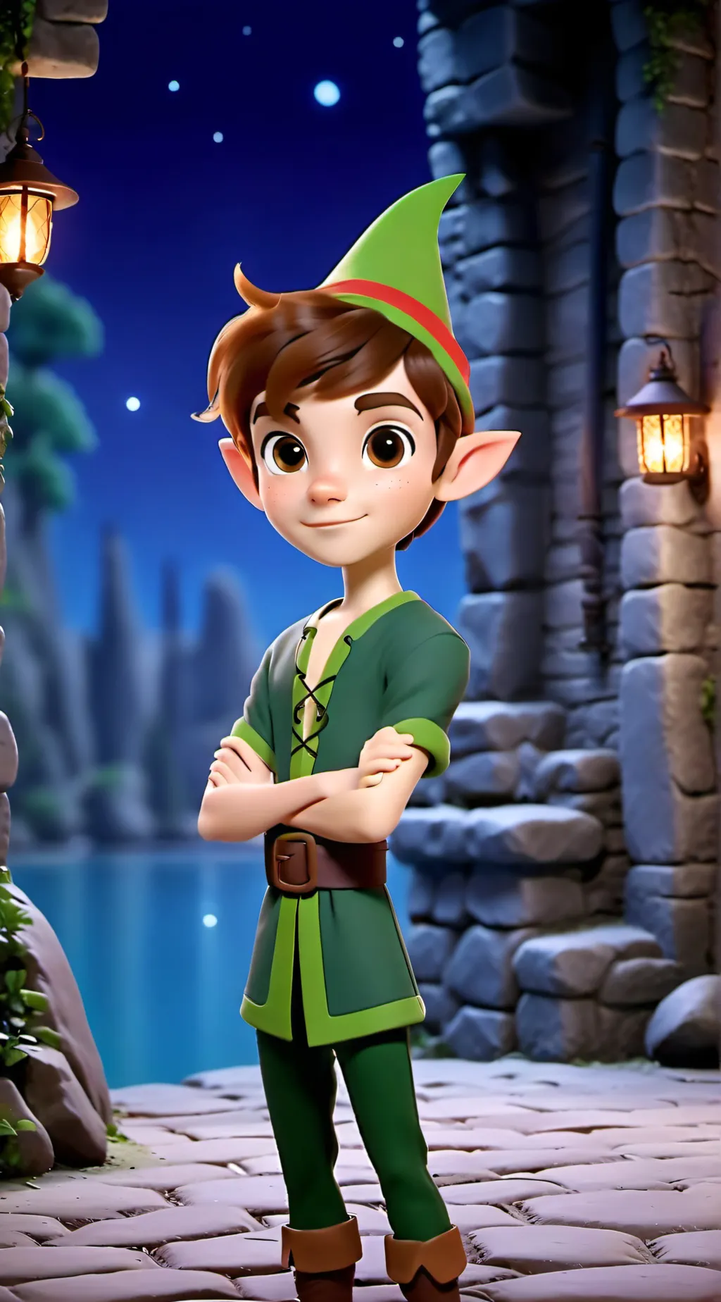 ai character: Peter Pan 2012 background