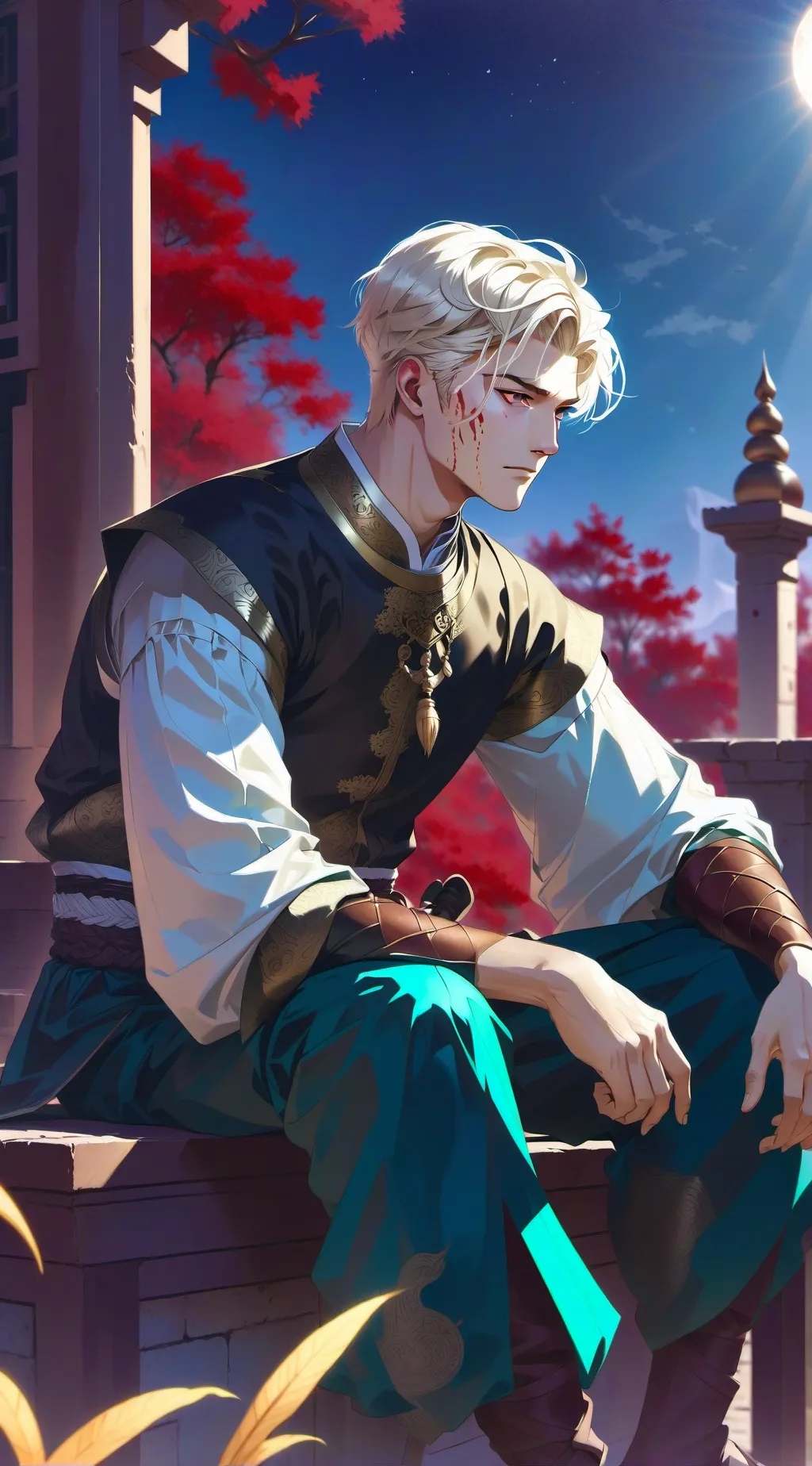 ai character: Muichiro x genya  background