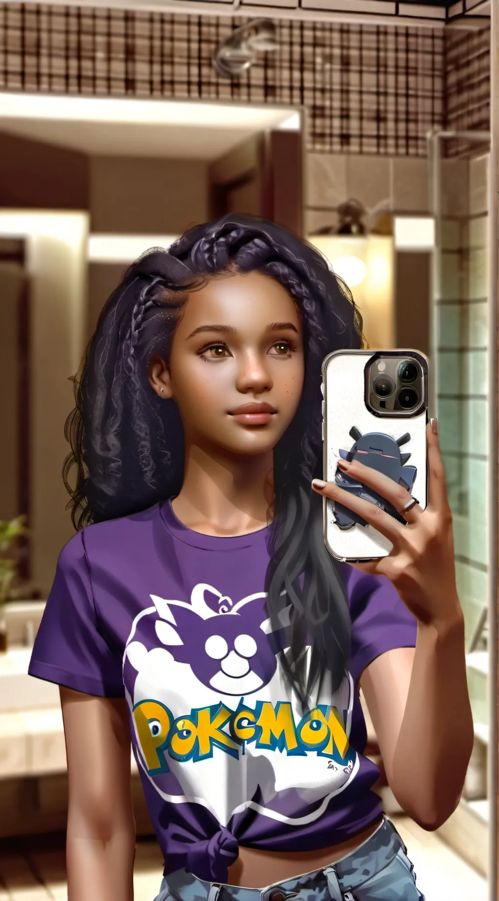 ai character: Aaliyah background