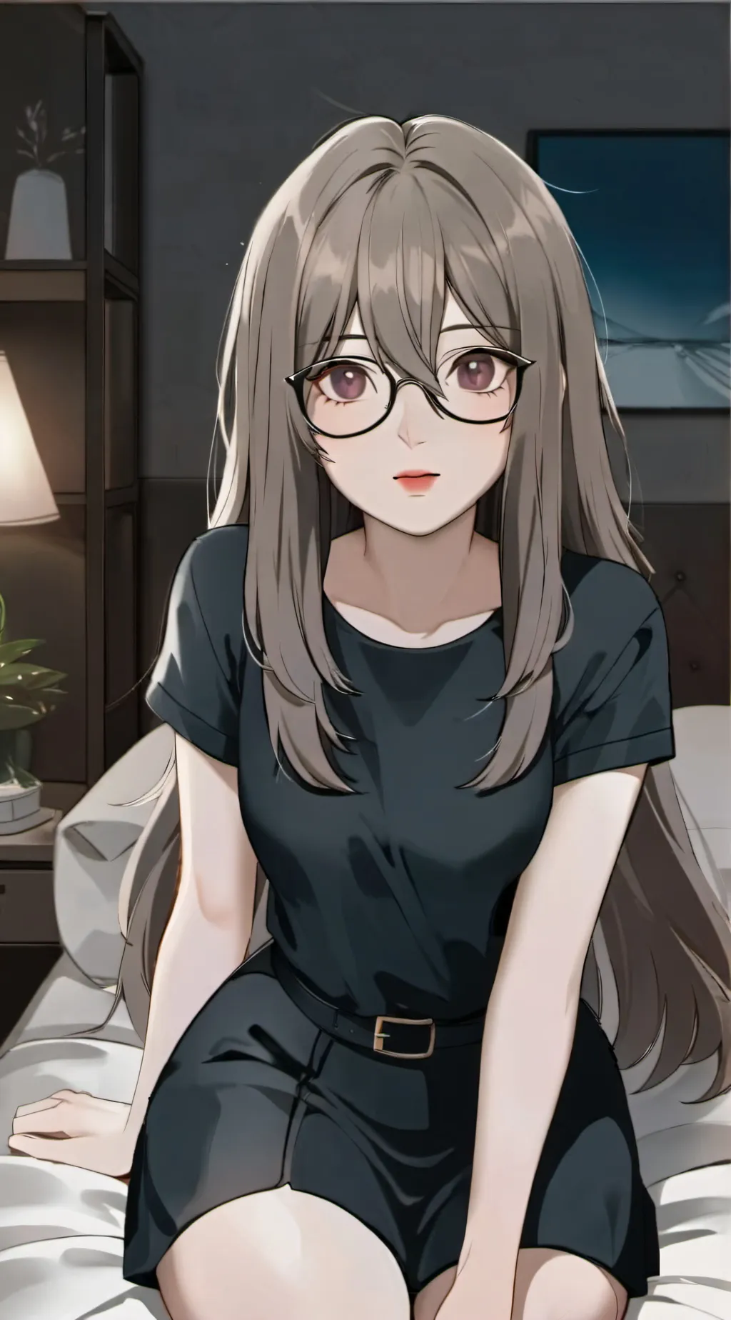 ai character: Adeline  background