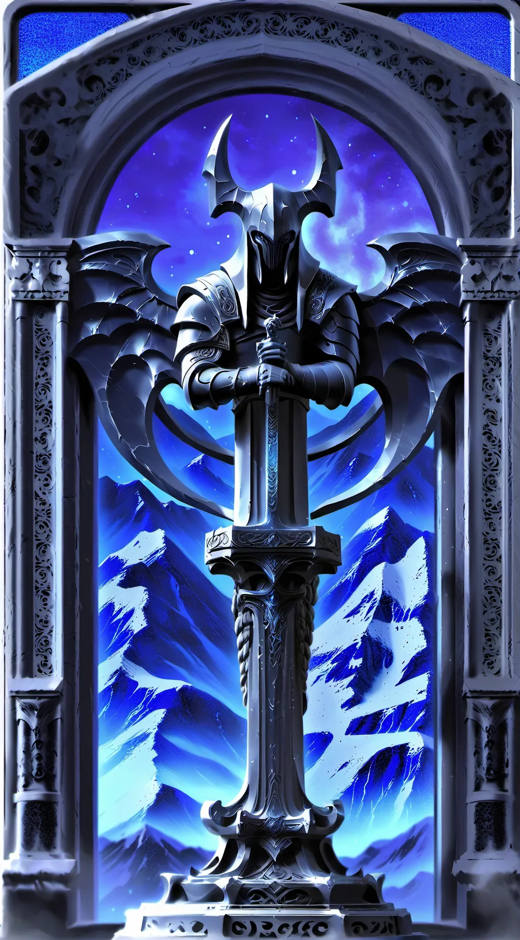 ai character: your own God. background