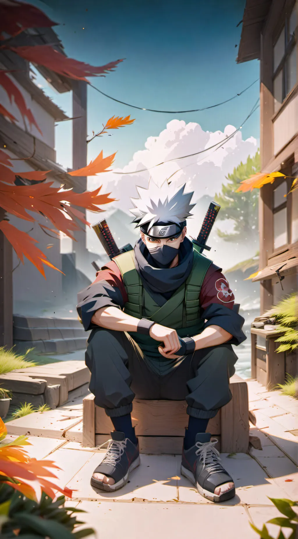 ai character: kakashi background