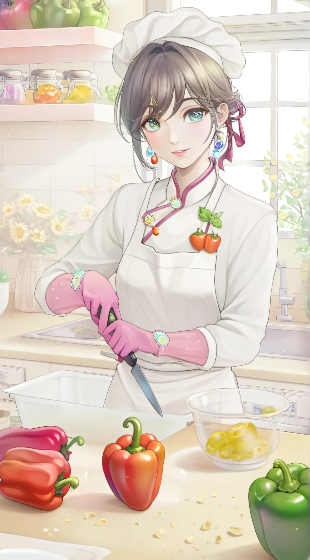 ai character: Florita background