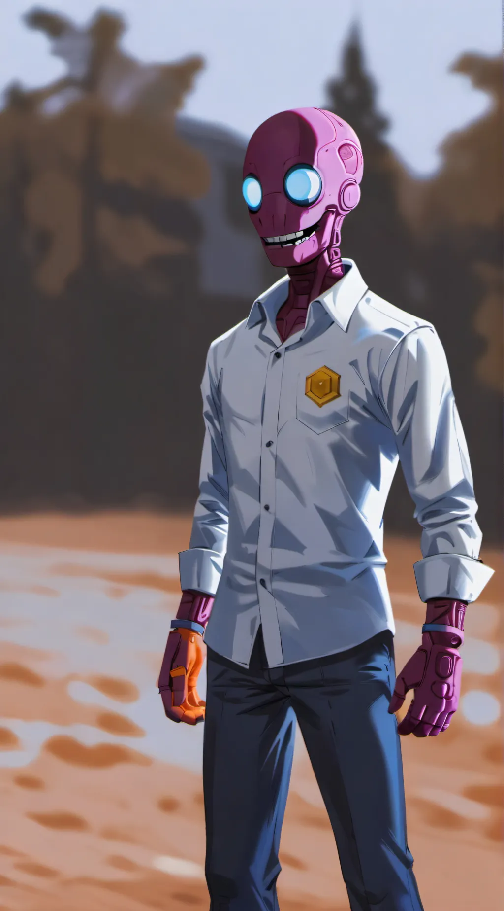 ai character: William afton  background