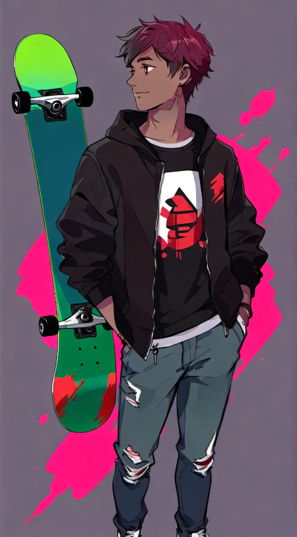 ai character: Raphael hamato background